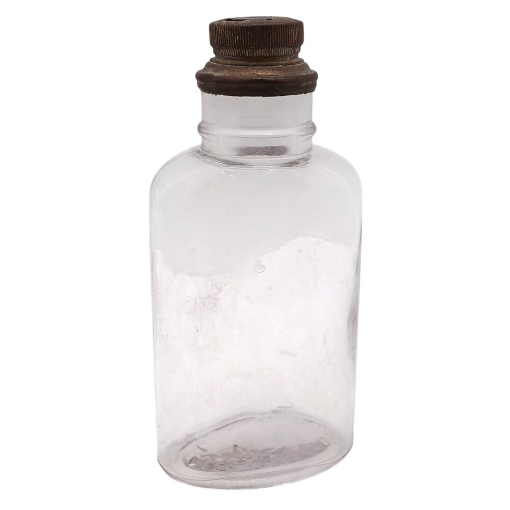 Old Vintage Rare Colgate & Co New York Clear Glass Bottle Collectible ~ 5.25"